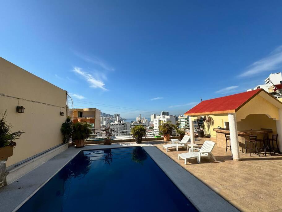 Blue Coast With Pool And Ocean View 10 To 35 P Villa Acapulco Luaran gambar